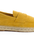 Mocassino da uomo in pelle color limone