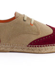Oxford Suede Beige/English Red