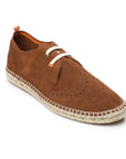 Oxford Pelle Scamosciata Marrone