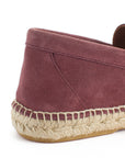 Mocasín Piel Serraje Morado