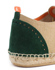 Oxford Leather beige + emerald