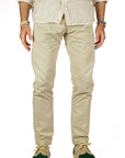 Oxford Leather beige + emerald