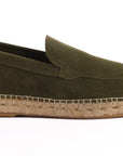 Mocasín Liso Serraje Musgo