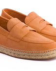 Mocasín Serraje Mandarina