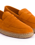 Mocasín Serraje Naranja