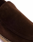 Mocasín Liso Serraje Chocolate