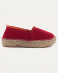 Camping Piel Serraje Rojo Mujer
