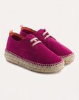 Blucher Piel Serraje Fucsia