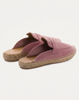 Mocasín Slipper Piel Serraje Pink