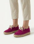 Blucher Piel Serraje Fucsia