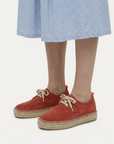 Blucher Piel Serraje Coral