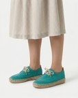 Turquoise Suede Blucher