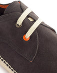 Alpargatas blucher piel antracita 852