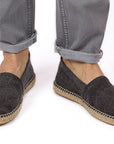 Alpargatas camping terra negro 18 para hombre