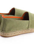 Alpargatas camping piel menta