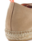 Alpargatas blucher piel beige 20