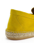 Alpargatas mocasin hombre piel lima