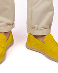 Alpargatas mocasin hombre piel lima