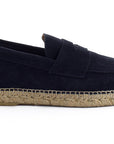 Navy leather moccasin 19