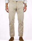 Alpargatas mocasín hombre piel tierra