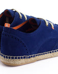 Alpargatas Oxford piel marino