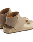 Sandalias yute piel ibiza piedra