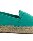 Turquoise Leather Moccasin