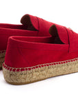 Red Leather Moccasin 556