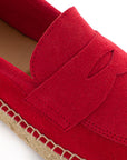 Red Leather Moccasin 556