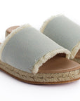 Sandalias yute santorini color celeste