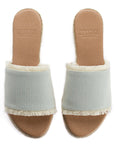 Sandalias yute santorini color celeste