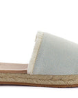 Sandalias de yute Santorini unisex color celeste