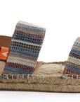 Pascale Mayoral Blue Jute sandals
