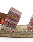 Pascale Mayoral Orange Jute sandals