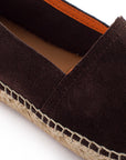 Alpargatas yute mujer camping piel chocolate