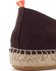 Alpargatas yute mujer camping piel chocolate