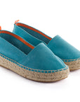 Alpargatas yute mujer camping piel  color nube