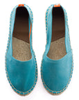 Alpargatas yute mujer camping piel color nube