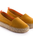 Alpargatas yute mujer camping piel color albero