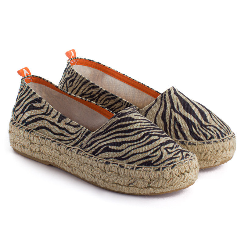 Espadrilles zebra clearance