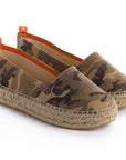 Alpargatas yute mujer camping terra camuflaje camel