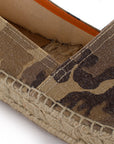 Alpargatas yute mujer camping terra camuflaje camel