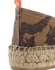 Alpargatas yute mujer camping terra camuflaje camel