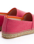 Alpargatas yute mujer camping terra color geranio