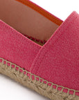 Alpargatas yute mujer camping terra color geranio
