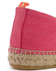 Alpargatas yute mujer camping terra color geranio