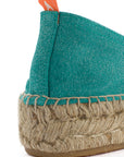 Alpargatas yute mujer camping terra color verde