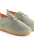 Alpargatas con cordones mujer blucher terra hielo