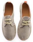 Alpargatas con cordones mujer blucher terra panna