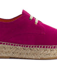 Fuchsia Leather Blucher